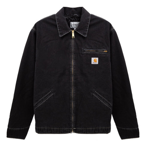 Carhartt WIP OG Detroit Jacket Black Stone Washed I033039.89.06.03 Degli Uberti